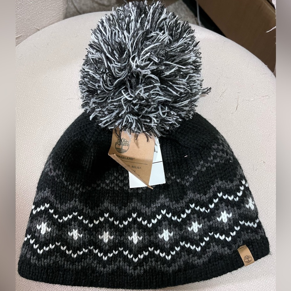 Timberland Winter Pompom Beanie Hat